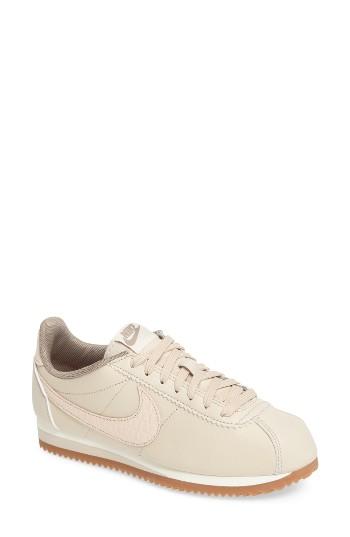 Women's Nike Cortez Running Shoe .5 M - Beige