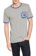 Men's American Needle Portage New York Rangers Ringer T-shirt - Grey