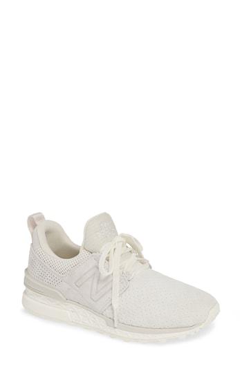 Women's New Balance 574 Sport Decon Fresh Foam Sneaker B - Ivory