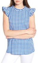 Women's Gibson X Hi Sugarplum! Kamari Gingham Top - Blue