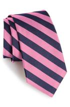Men's Gitman Stripe Silk Tie, Size X-long - Pink