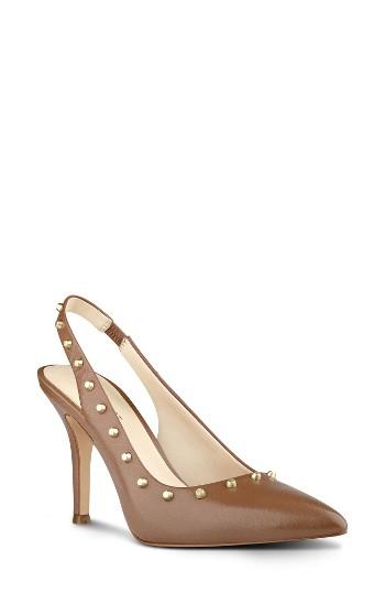 Women's Nine West Fauna Slingback Pump M - Brown