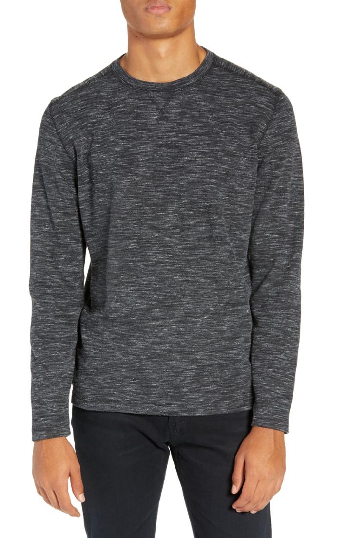 Men's Bonobos Slim Fit Waffle Knit T-shirt - Black