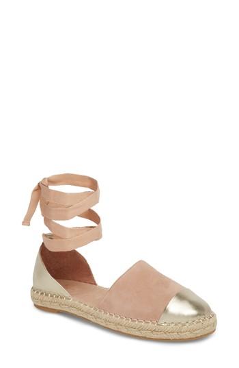 Women's Caslon Cain Ankle-tie Sandal .5 M - Beige