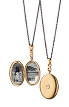 Women's Monica Rich Kosann Infinity Diamond Locket Necklace