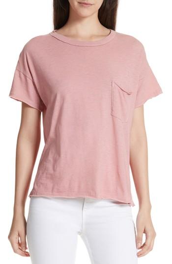 Women's Rag & Bone/jean Vintage Pocket Tee - Pink