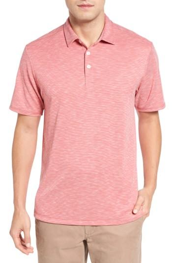 Men's Tommy Bahama New Double Tempo Spectator Jersey Polo - Red