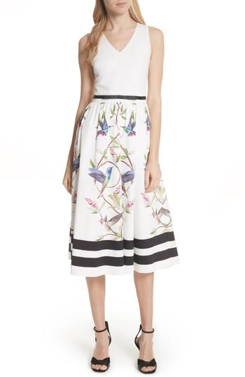Women's Ted Baker London High Grove Fit & Flare Dress - Black