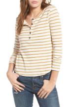 Women's Madewell Sound Ribbed Henley Tee
