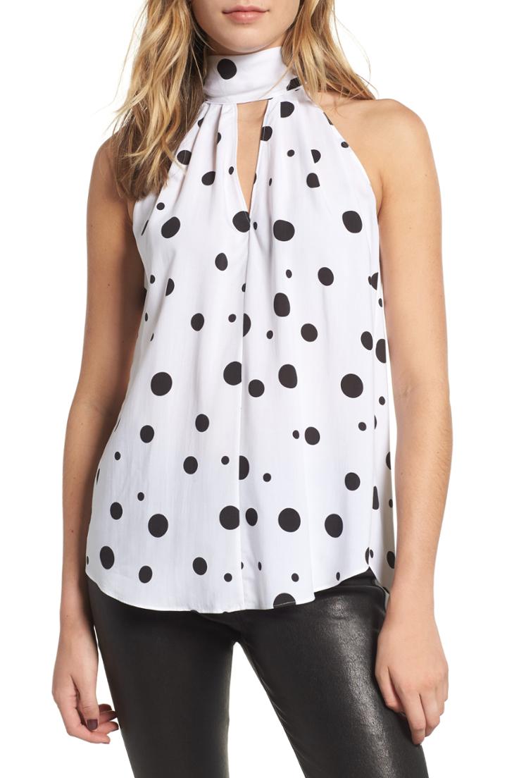 Women's Ag Honor Keyhole Tie Neck Blouse