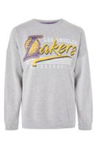 Women's Topshop By Unk Los Angeles Lakers Sweatshirt - Grey