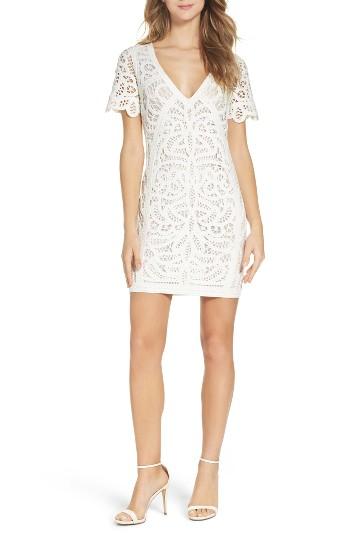 Women's French Connection Mesi Lace Dress - White
