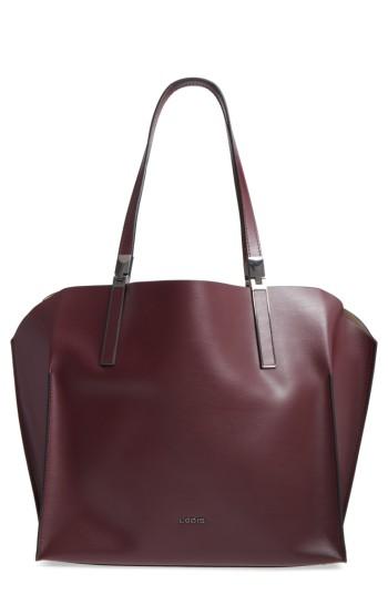 Lodis Blair Collection - Anita Leather Tote - Burgundy