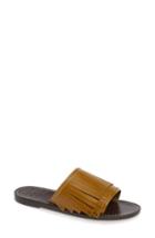 Women's Trademark Taos Kiltie Slide Sandal Us / 35eu - Yellow