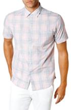 Men's Good Man Brand Trim Fit Short Sleeve Sport Shirt - Pink