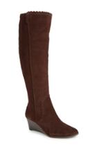 Women's Jack Rogers 'mia' Knee High Wedge Boot M - Brown