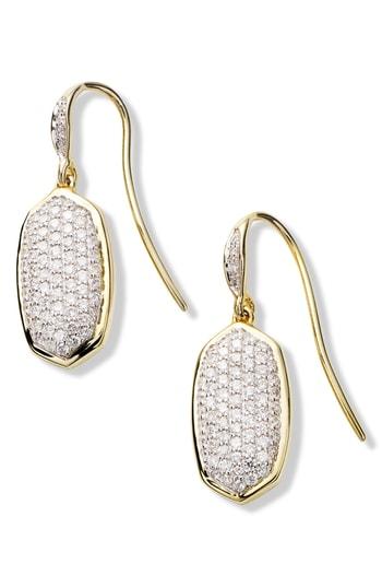 Women's Kendra Scott Lee Diamond & Gold Drop Earrings
