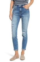 Women's Mavi Jeans Tess Ripped Skinny Crop Jeans X 27 - Blue