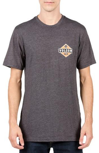 Men's Volcom Caution Graphic T-shirt - Black