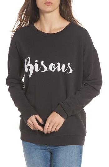 Women's South Parade Bisous Sweatshirt - Black