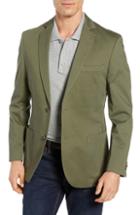 Men's Flynt Regular Fit Stretch Cotton Sport Coat - Green