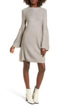 Women's Cotton Emporium Bell Sleeve Sweater Dress - Grey