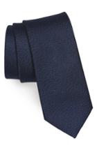 Men's Nordstrom Men's Shop Mesa Solid Silk Tie, Size - Blue
