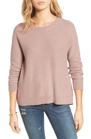 Women's Madewell Province Cross Back Knit Pullover - Pink