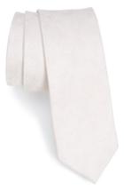 Men's The Tie Bar Floral Silk Tie, Size - Beige