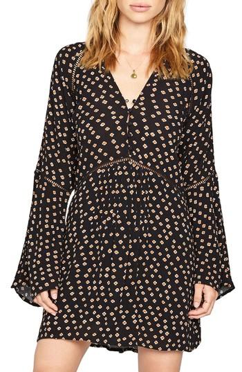 Women's Amuse Society Lovestruck Empire Waist Dress - Black