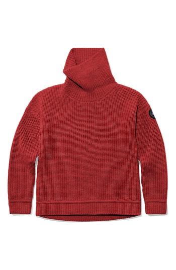 Women's Canada Goose Williston Wool Turtleneck Sweater (0) - Black