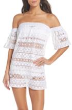 Women's Milly Crochet Cover-up Dress, Size - White