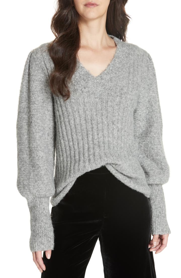 Women's Rebecca Taylor Lofty Alpaca Wool Blend Sweater