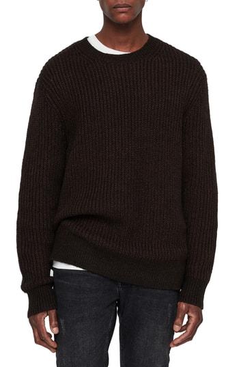 Men's Allsaints Tilman Fit Sweater, Size Small - Black