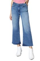 Women's Sanctuary Nonconformist Wide Leg Crop Jeans - Blue