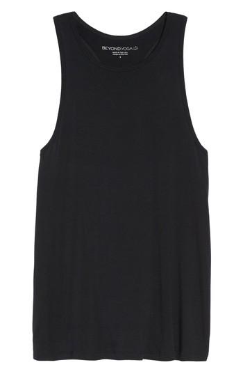 Women's Beyond Yoga In Good Drape Tank - Black