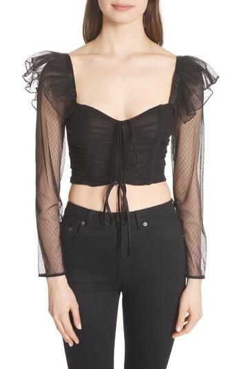 Women's Cinq A Sept Adelise Top - Black