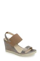 Women's The Flexx 'give A Lot' Slingback Wedge .5 M - Black