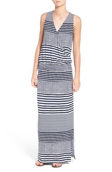 Women's Tommy Bahama 'a Stripe To Remember' Jersey Maxi Dress