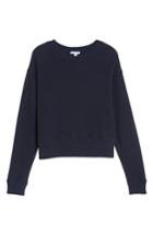Women's James Perse H Terry Sweatshirt, Size 2 - Blue