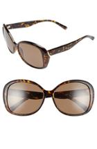 Women's Polaroid Eyewear 59mm Polarized Sunglasses - Havana/ Brown Polarized