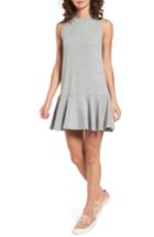 Women's Love, Fire Ruffle Hem Dress - Grey