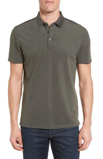 Men's Robert Barakett Richardson Fit Polo, Size Small - Black