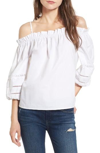 Women's Soprano Off The Shoulder Top - White