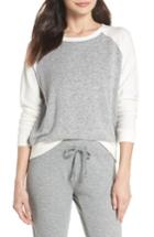 Women's Make + Model Cozy Crew Raglan Sweatshirt, Size - Grey