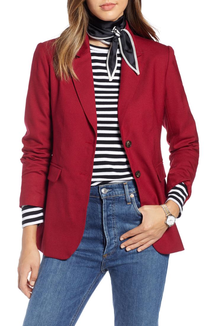 Women's Boss Jisala Compact Crepe Crop Jacket