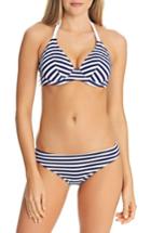 Women's Freya Drift Away Underwire Stripe Bikini Top D - Blue