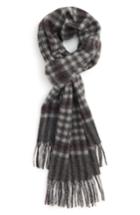 Men's Nordstrom Men's Shop Gingham Check Cashmere Scarf
