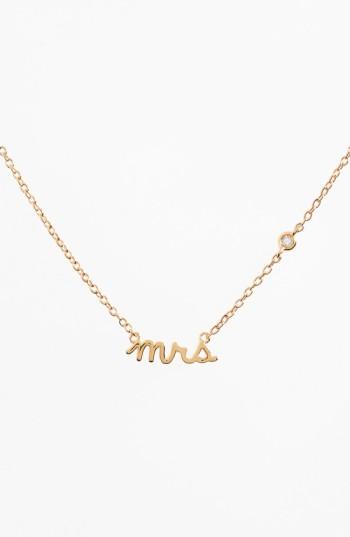 Women's Shy By Se 'mrs' Necklace