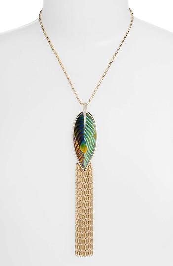 Women's Vince Camuto Dramatic Fringe Pendant Necklace